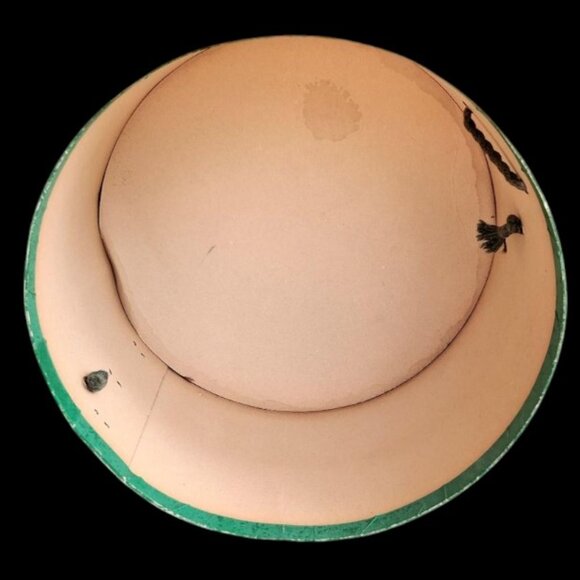 Vintage Jelleff's Washington, DC Cardboard Hat Green & Cream Box - Picture 7 of 11